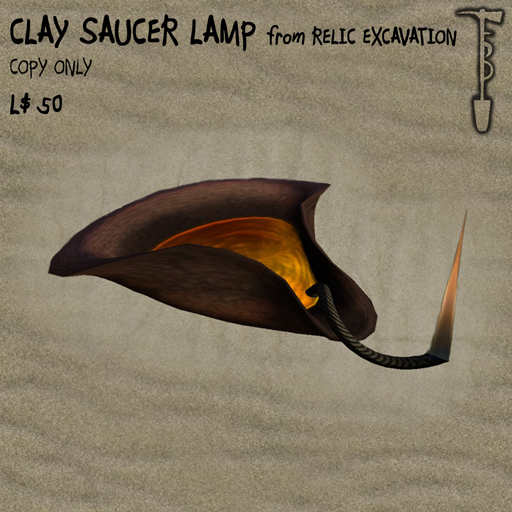 Clay Saucer Lamp