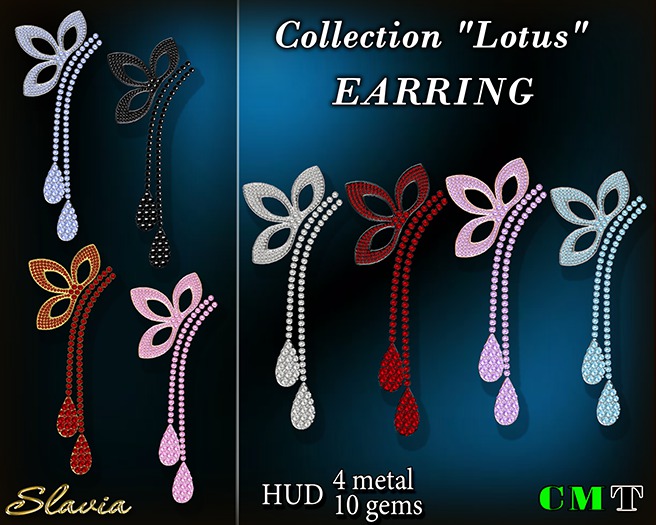 Slavia Earrings "Lotus"