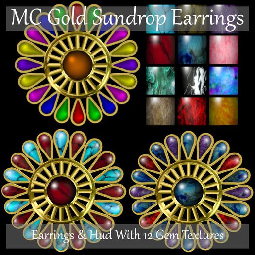 MC "Gold Sundrop" Earrings