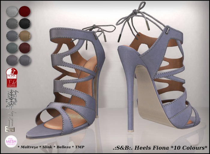 .:S&B:. Heels Fiona *10 Colours*