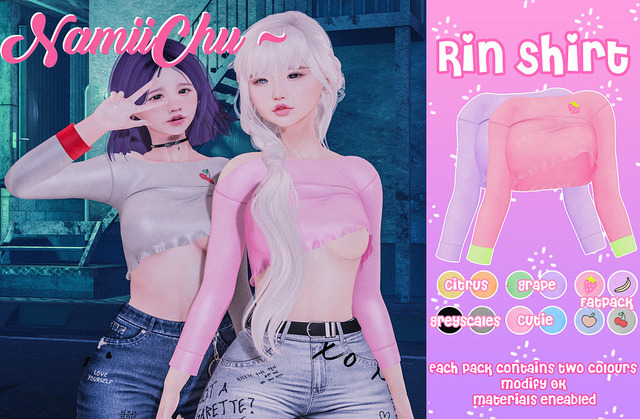 NamiiChu ~ Rin Shirt - Fatpack