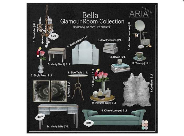 [ARIA] Bella Vanity Jewelry Boxes