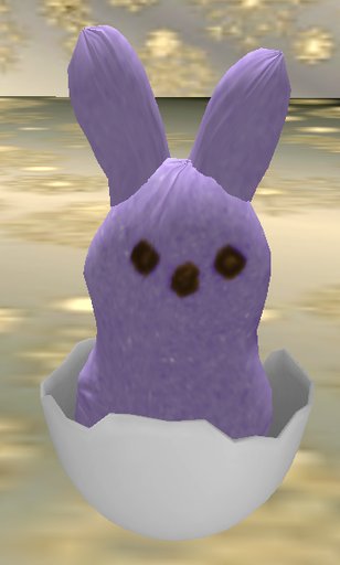 Purple Peep In An Egg