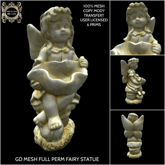 GD MESH FULL PERM FAIRY STATUE