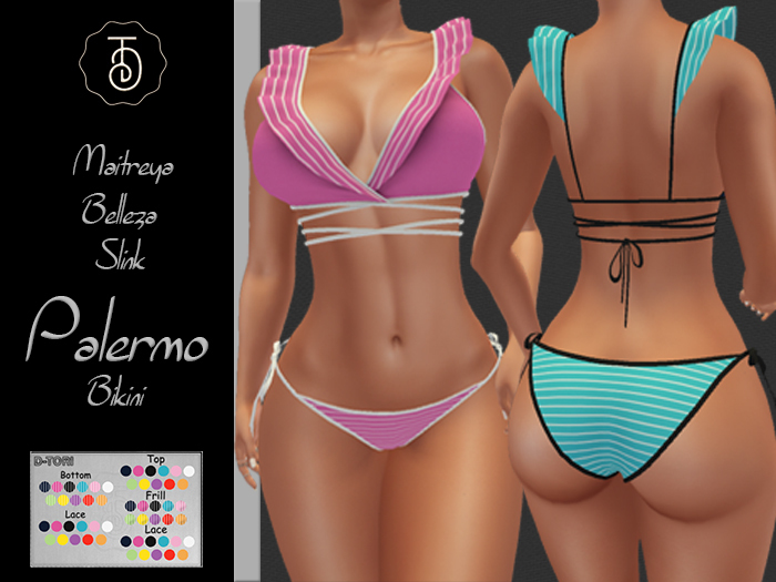 D-Tori *Palermo* Ruffle Bikini (M B S)
