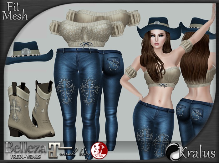 ::KRALUS:: Fit-Mesh : Country CrossMyHeart