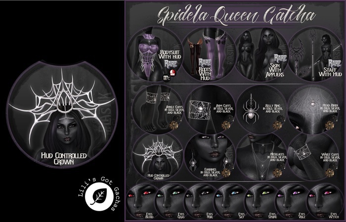 :[P]:- Spidela Queen Gatcha:// Eyes Wytch