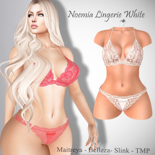::LS DIAMOND LINGERIE NOEMIA WHITE