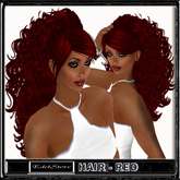 EdelStore woman hair " Anja " red rote haare Hexe curly long bruja sorcière bruxa witch vampir vampire vampiro gothique