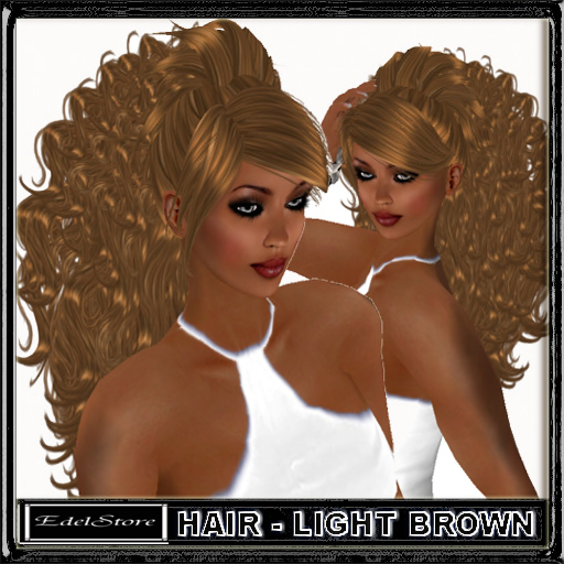 EdelStore  woman hair " Anja " light brown NEW flexi culy long girl hairs