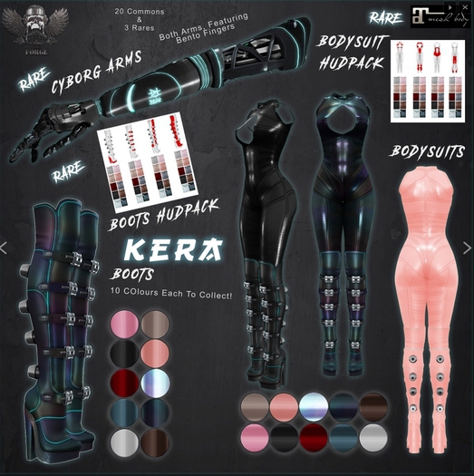 [The Forge] Kera Boots, Black