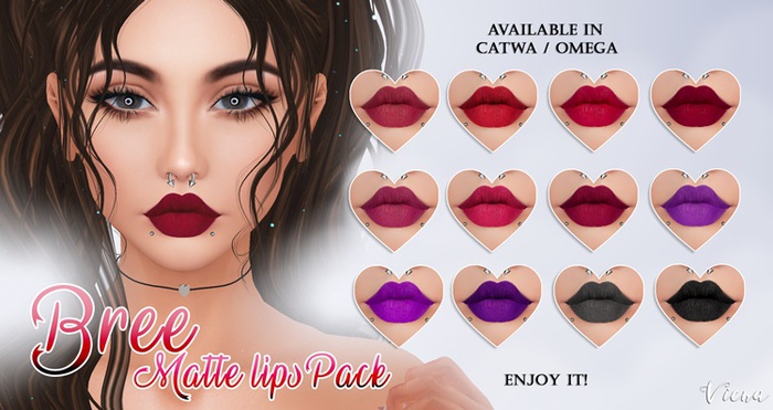 Viena. Bree Matte Lips Pack