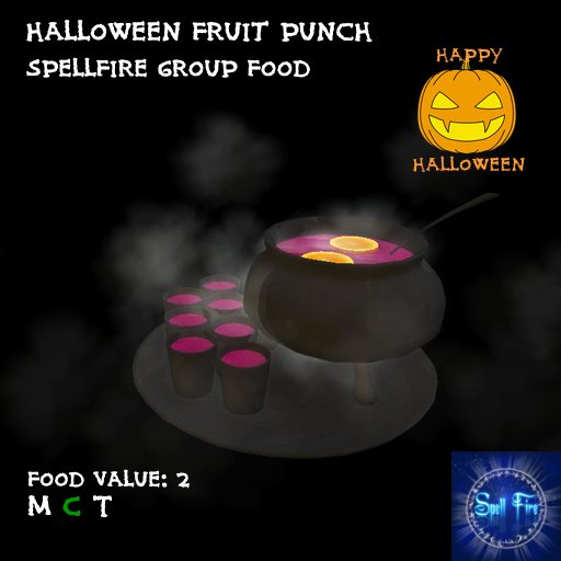 )<SF>( Halloween Fruit Punch