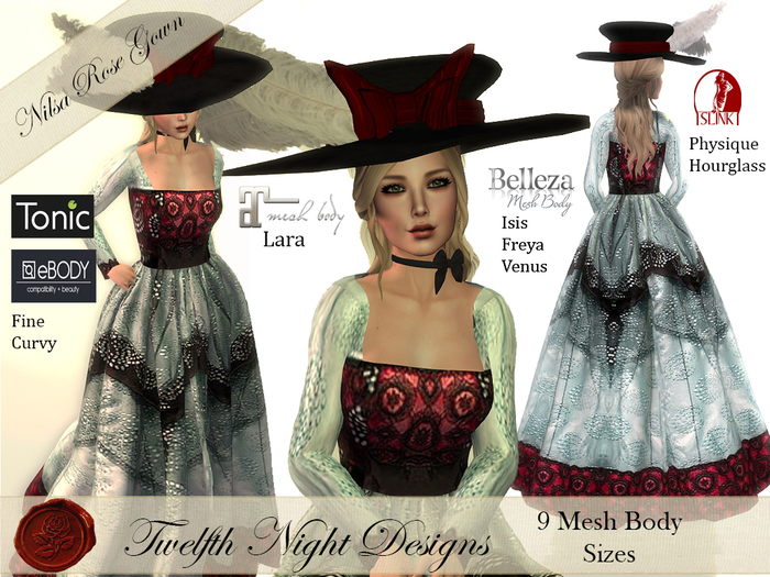 Nilsa Rose Gown