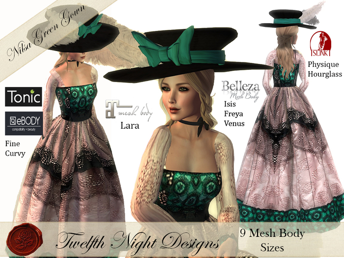 Nilsa Green Gown