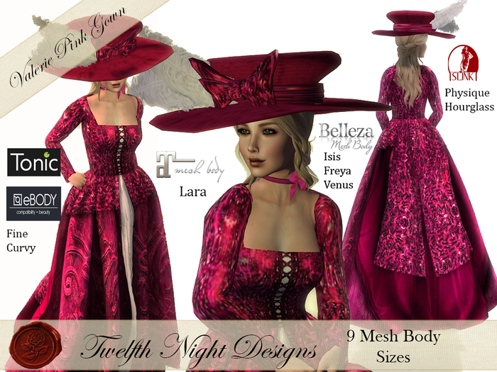 Valerie Pink Gown