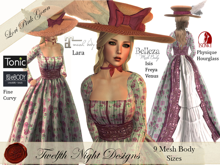 Lori Pink Gown
