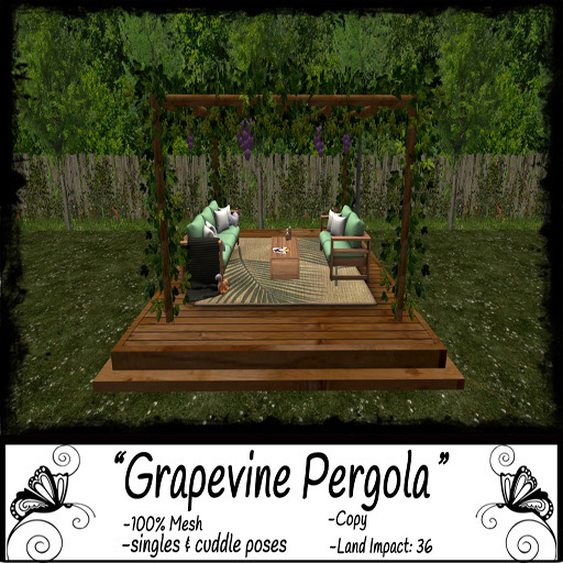 ~PPC~ Grapevine Pergola BOXED