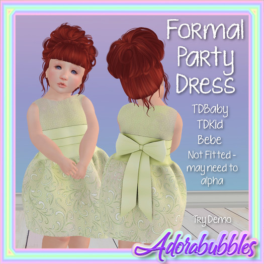 {A} Formal Party Dress - Yellow