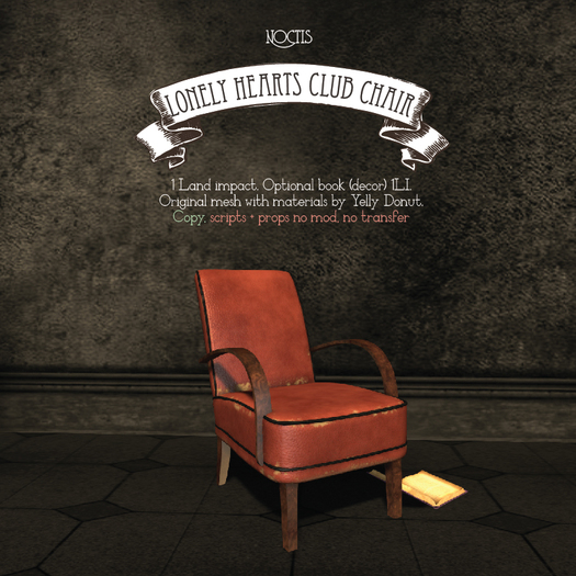 [noctis] Lonely Hearts Club Chair ADD ME to unpack