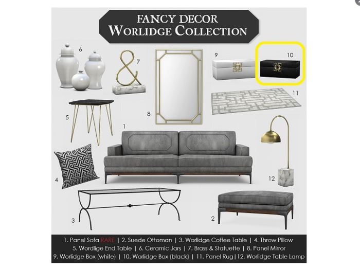 05 Fancy Decor: Worlidge End Table