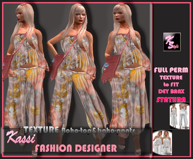 Boho-Style-Texture3-Boho-top&pants-STATURA