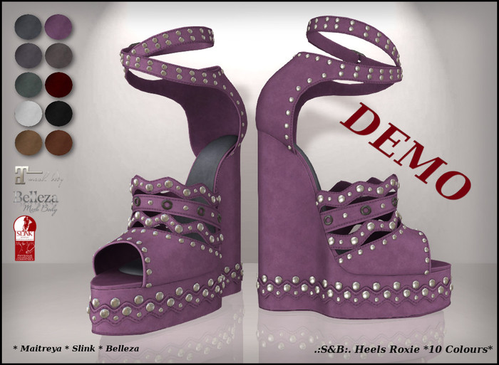 .:S&B:. Heels Roxie *10 Colours* Demo