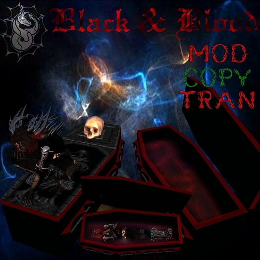 Black & Blood coffin