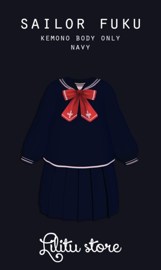 Sailor Fuku (Navy) - Lilitu Store