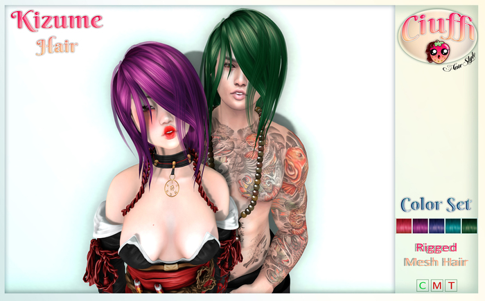 -Ciuffi- Kizume Hair Color (Wear Me)