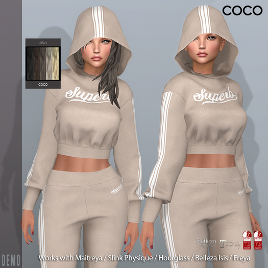 *COCO*_CropHoodie+Hair_DEMO
