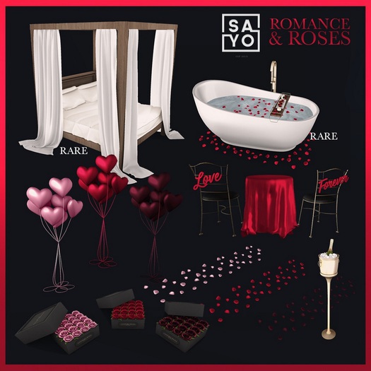 SAYO - Romance & Roses Gacha - Champagne COMMON