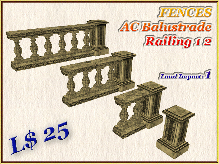 FENCES AC Balustrade Railing 1 2