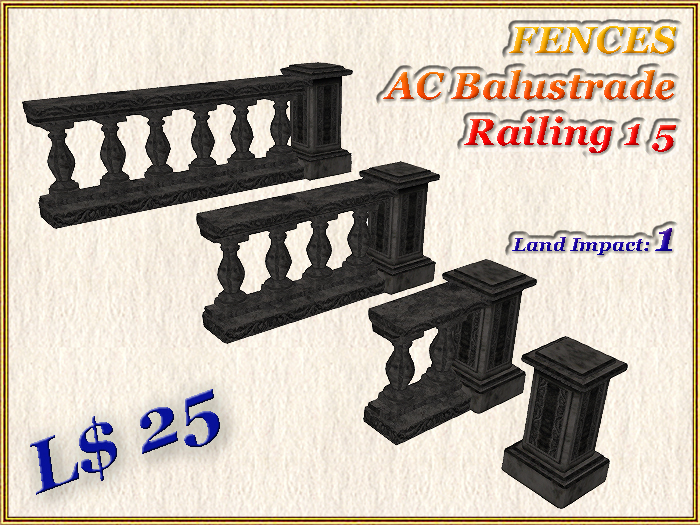 FENCES AC Balustrade Railing 1 5 (1 LI)