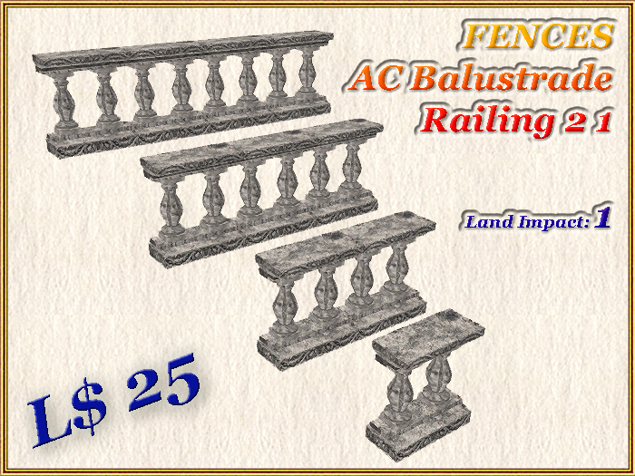 FENCES AC Balustrade Railing 2 1