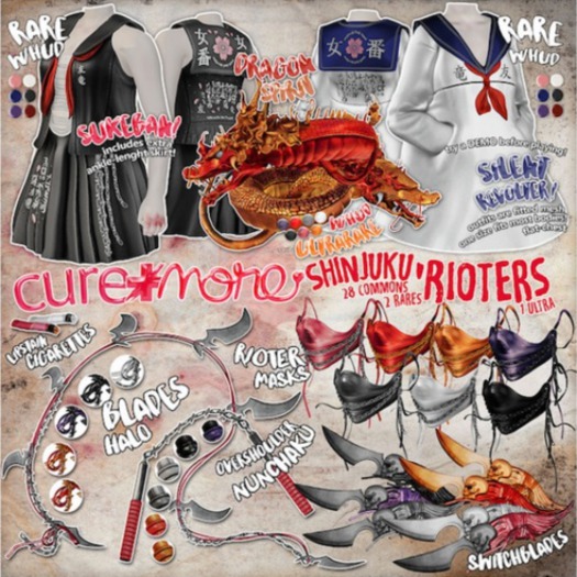 CUREMORE / Shinjuku Rioters / Switchblade WHITE
