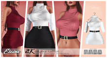 -:zk:- Elaine Dress White-Add me