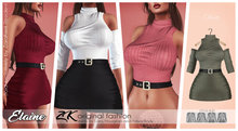 -:zk:- Elaine Dress Olive-Add me