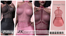 -:zk:- Hillary Dress Vintage Pink-Add me