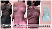 -:zk:- Hillary Dress Turquoise-Add me