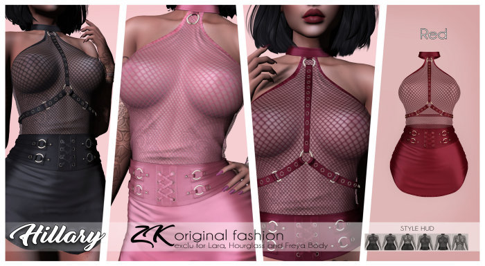 -:zk:- Hillary Dress Red-Add me