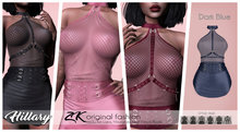 -:zk:- Hillary Dress Dark Blue-Add me