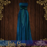[CC Co.] Lady Grey - Gown - Ocean Crystal
