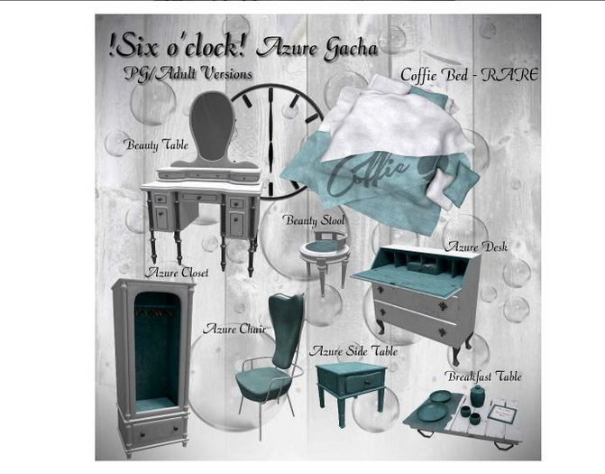 !six o'clock! [AZURE-1a] Coffie Bed - ADULT - RARE