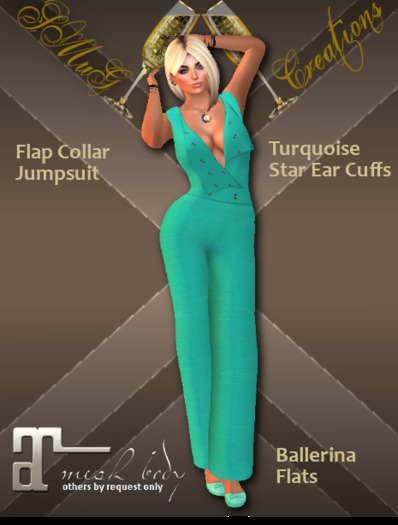 Turquoise Chevron Jumpsuit Maitreya