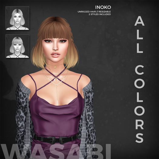 Wasabi // Inoko Mesh Hair - All colors