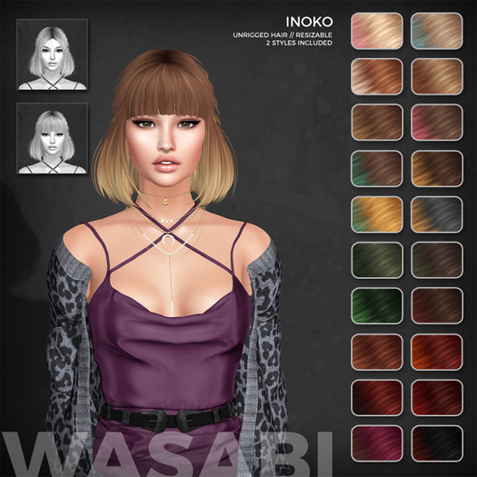 Wasabi // Inoko Mesh Hair - Solar Ombre