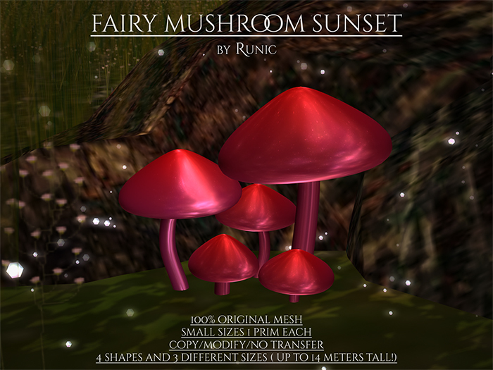 .: Runic :. Fairy Mushroom Sunset