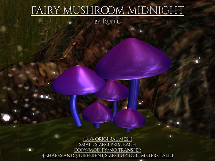 .: Runic :. Fairy Mushroom Midnight