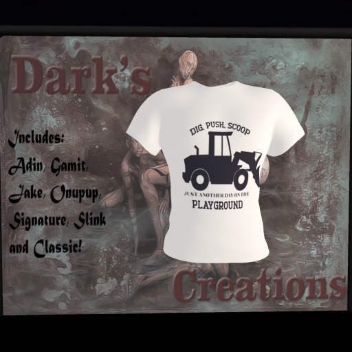 Dark's Creations Mens Playground T-Shirt